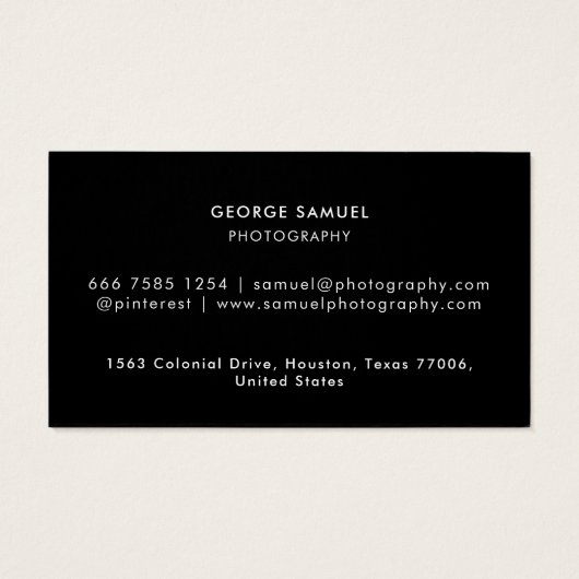 Elegantes, modernes Logo Minimalistisch (Rückseite)