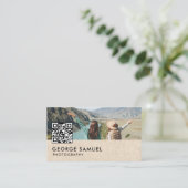 Elegantes, modernes Logo Minimalistisch Terminkarte (Stehend Vorderseite)