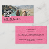 Elegantes, modernes Logo Minimalistisch Terminkarte (Vorne/Hinten)