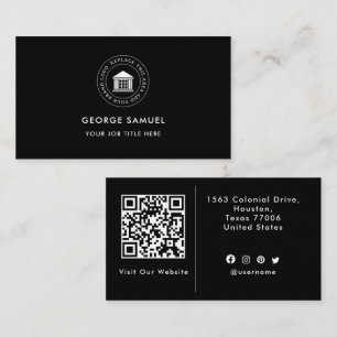 Elegantes, modernes Logo Minimalistisch Visitenkarte