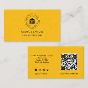 Elegantes, modernes Logo Minimalistisch Visitenkarte