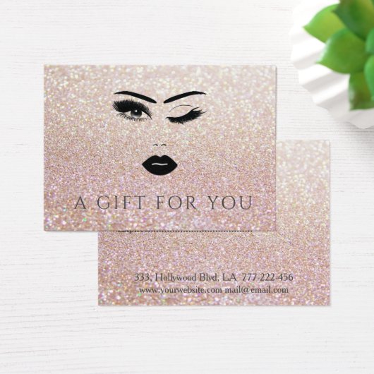 Elegantes, modernes, luxuriöses Mädchen-Gesicht (Schreibtisch)