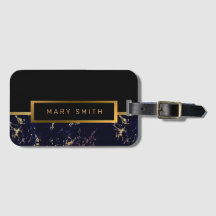 Elegantes, modernes Marmorschwarz Gold