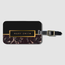 Elegantes, modernes Marmorschwarz Gold