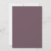 Elegantes modernes Mauve-Foto-Speichern Sie das Da (Rückseite)