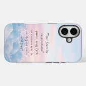 Elegantes, modernes Minimalistisches Angebot Case-Mate iPhone Hülle (Rückseite (Horizontal))