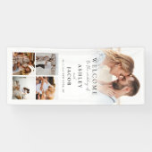 Elegantes modernes Minimalistisches Begrüßungs-Fot Banner (Horizontal)