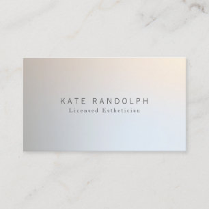 Elegantes modernes minimalistisches Berufliches Si Visitenkarte