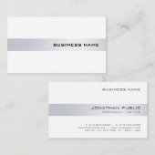 Elegantes modernes Minimalistisches Berufliches Te Visitenkarte (Vorne/Hinten)