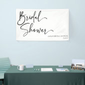 Elegantes modernes Minimalistisches Brautparty Banner (Messeveranstaltung)