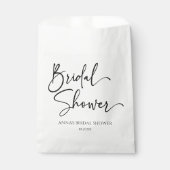 Elegantes modernes Minimalistisches Brautparty Geschenktütchen (Vorderseite)