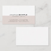 Elegantes modernes minimalistisches Design Berufli Visitenkarte (Vorne/Hinten)