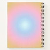 Elegantes modernes Minimalistisches Dot Grid Notizblock (Rückseite)