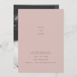 Elegantes, modernes Minimalistisches Foto mit scha Save The Date