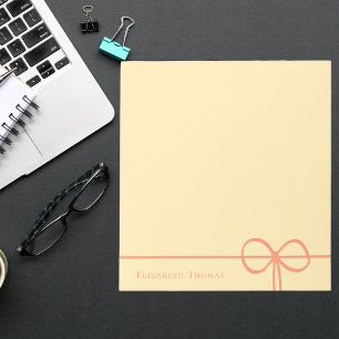 Elegantes modernes minimalistisches stilvolles Ban Notizblock