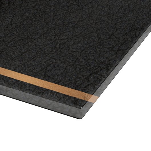 Elegantes, modernes, mit Monogramm-schicke, einzig Schneidebrett (Ecke)