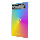 Elegantes, modernes Mit Monogramm Template Mini Klemmbrett (Gewinkelt2)