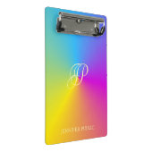 Elegantes, modernes Mit Monogramm Template Mini Klemmbrett (Schrägansicht)