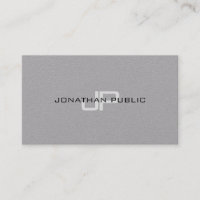 Elegantes, modernes Monogramm einfaches Template l