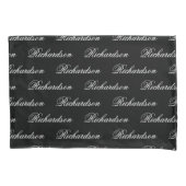 Elegantes, modernes Monogramm-Hochzeitsgeschenk Kissenbezug (Vorderseite)