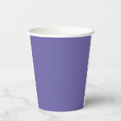 Elegantes modernes Monogramm mit eigenem Namen Pappbecher (Rückseite)