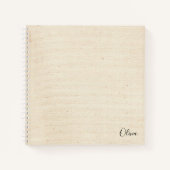 Elegantes modernes Monogramm Notizblock (Vorderseite)