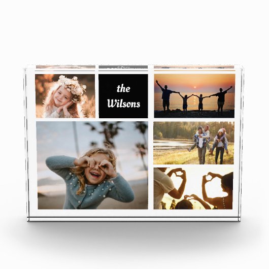 elegantes, modernes Multimedia-Foto Fotoblock (Vorderseite)