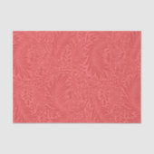 Elegantes modernes Muster aus rotem Flor Seidenpapier (Vorderseite)