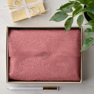 Elegantes modernes Muster aus rotem Flor Seidenpapier