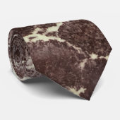 Elegantes modernes Muster Gemstone Tortoise Giraff Krawatte (Gerollt)