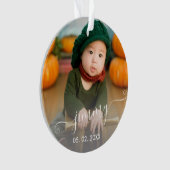 Elegantes, modernes niedliches Kindernahrungsmitte Ornament (Vorderseite)