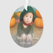 Elegantes, modernes niedliches Kindernahrungsmitte Ornament (Vorderseite)