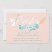 Elegantes modernes Osterfest Einladung (Vorderseite)