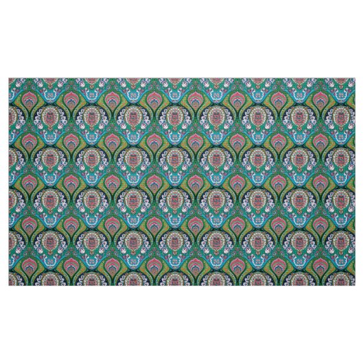 Elegantes modernes Paisley-Muster Stoff (Fat Quarter (45,7 x 55,9 cm))