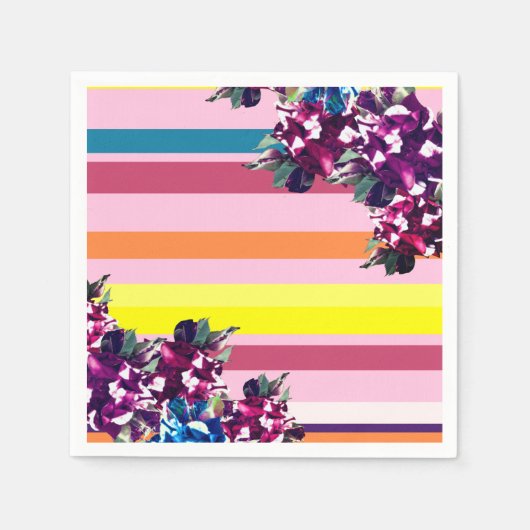 Elegantes, modernes Papier Napkins Serviette (Vorderseite)