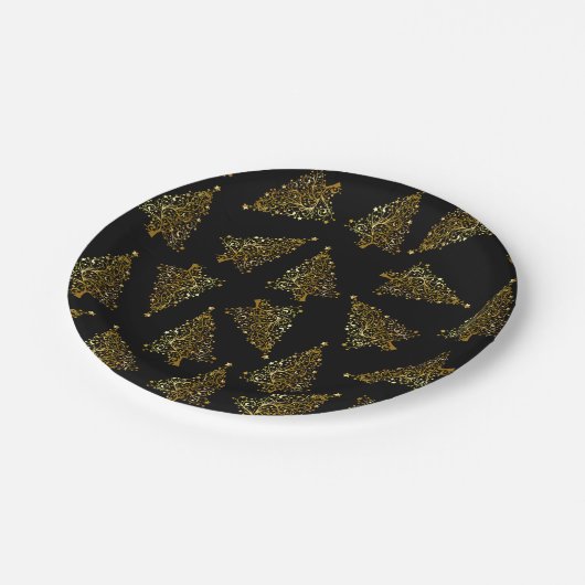 Elegantes modernes pappteller (Schrägansicht)