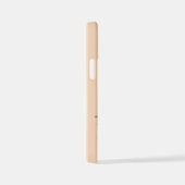 Elegantes, modernes Peach Floral Wreath Monogramm iPhone Hülle (Rechte Seite)