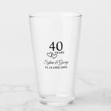 Elegantes modernes personalisiertes Geschenk zum 4