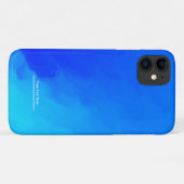 Elegantes, modernes Personalisiertes Template Case-Mate iPhone Hülle (Rückseite (Horizontal))