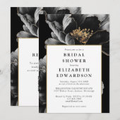 Elegantes, modernes QR-Brautparty Einladung (Vorne/Hinten)