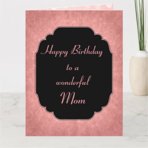 Elegantes modernes rosa Alles Gute zum Geburtstag  Karte