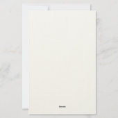 Elegantes modernes rosa Marmorskript Briefpapier (Rückseite)