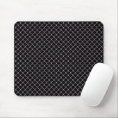 Elegantes modernes rosa Zaun-Kettenmuster | Mousepad (Mit Mouse)