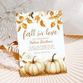 Elegantes modernes Rustikales Fall-Brautparty Einladung