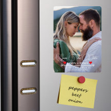 Elegantes, modernes Save the Date Foto-Template