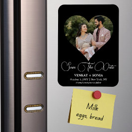 Elegantes, modernes Save the Date Foto-Template Magnet