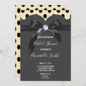 Elegantes, modernes, schicke Band-Brautparty Einladung (Vorne/Hinten)