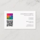 Elegantes, modernes, schlankes Template Niedlich S Visitenkarte (Vorderseite)