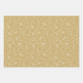 Elegantes modernes Schleifpapier Geschenkpapier Set (Vorderseite 2)