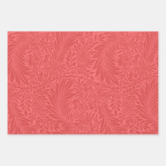 Elegantes modernes Schwarz-Gold-Blumenmuster Geschenkpapier Set (Vorderseite 3)